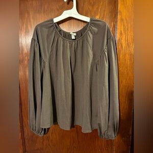 Elegant Taupe Women's Top
